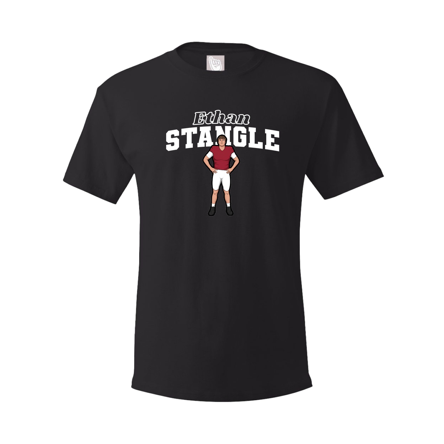 Youth Tee — Name Arch in Black