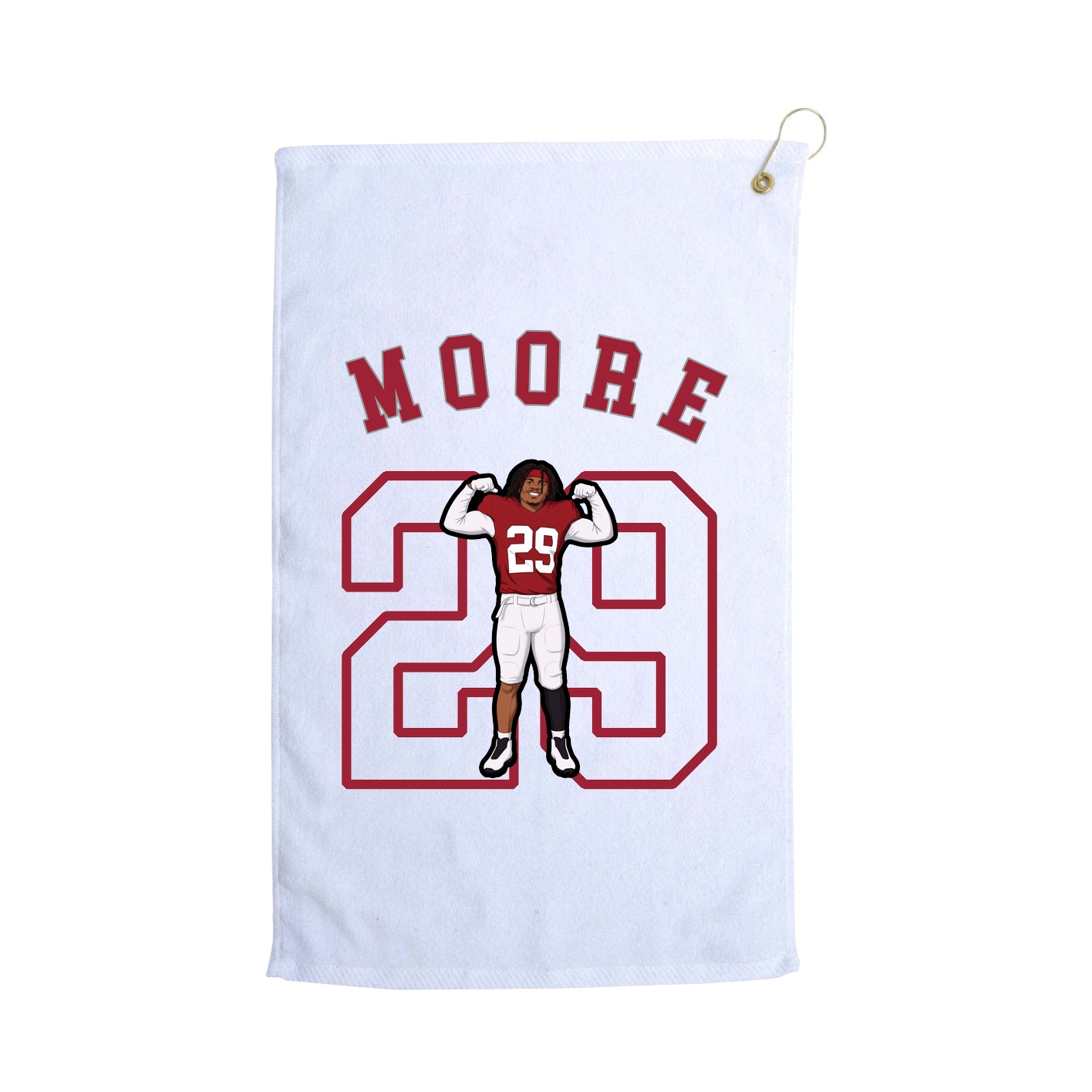 Golf Towel — Shirsey Arch in White
