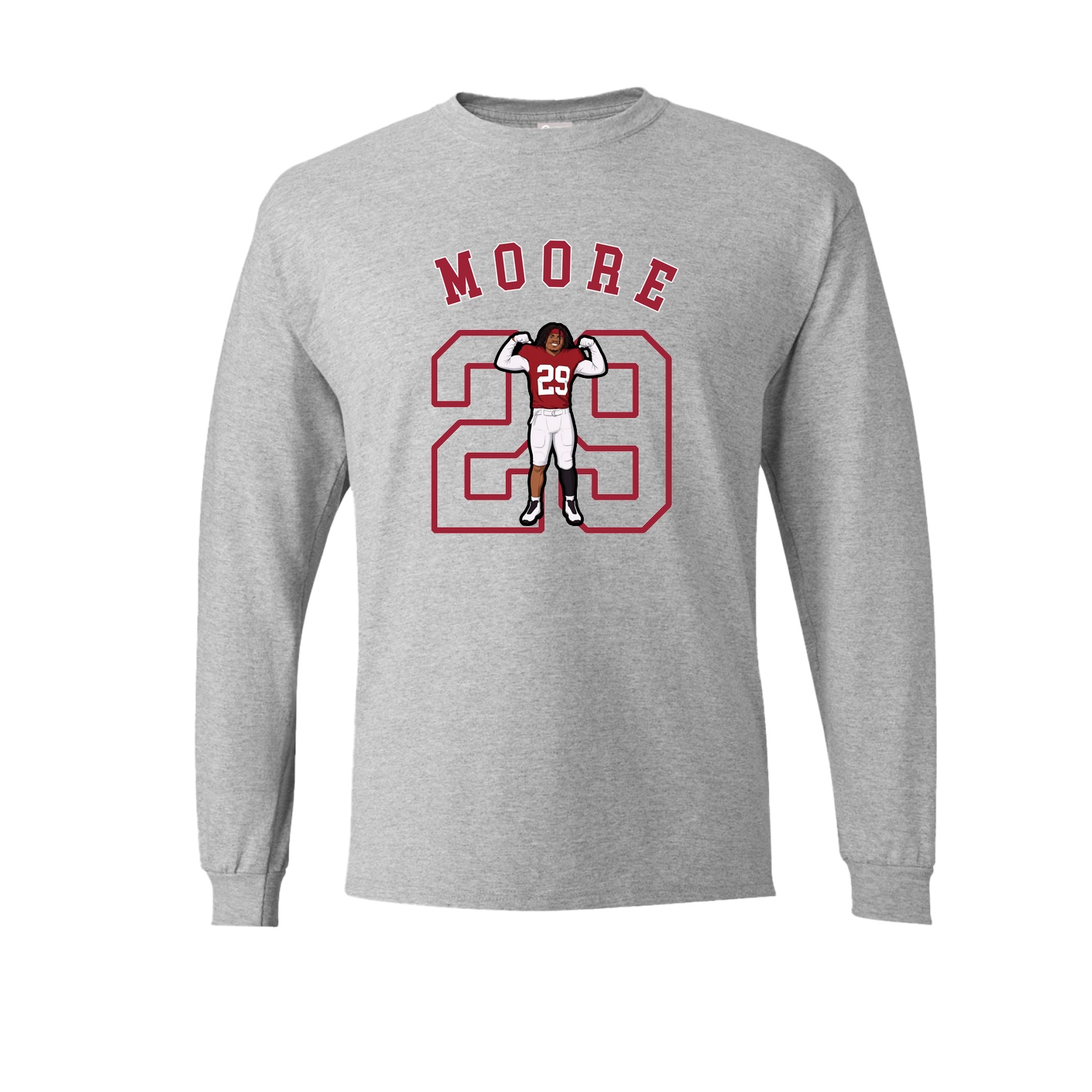 Long Sleeve Tee — Shirsey Arch in Grey