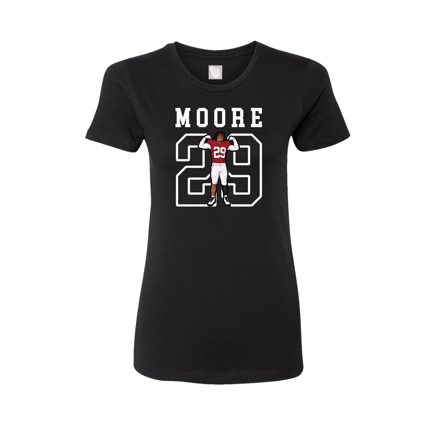 Fitted Women's Tee — Shirsey in Black