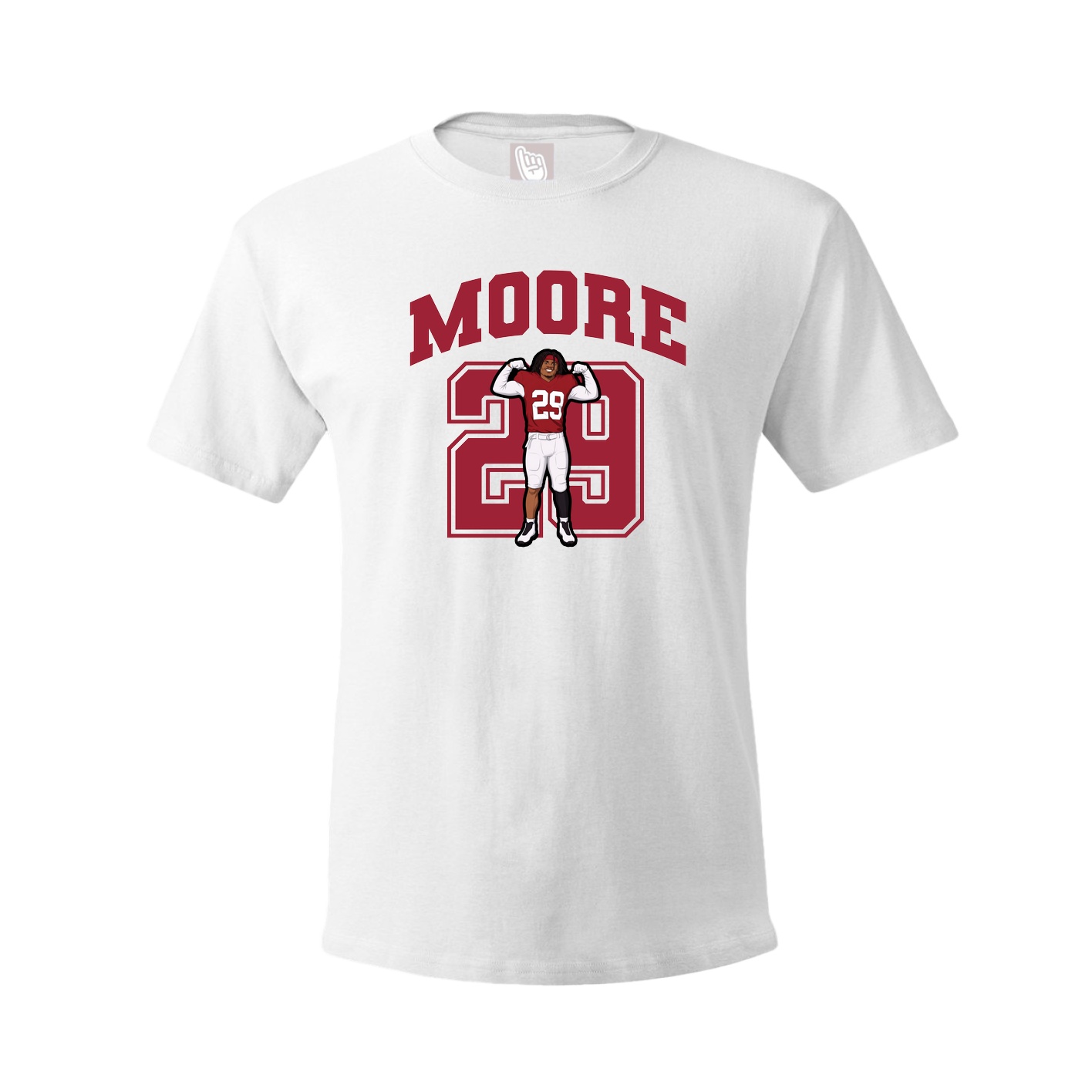 Tee — Number in White