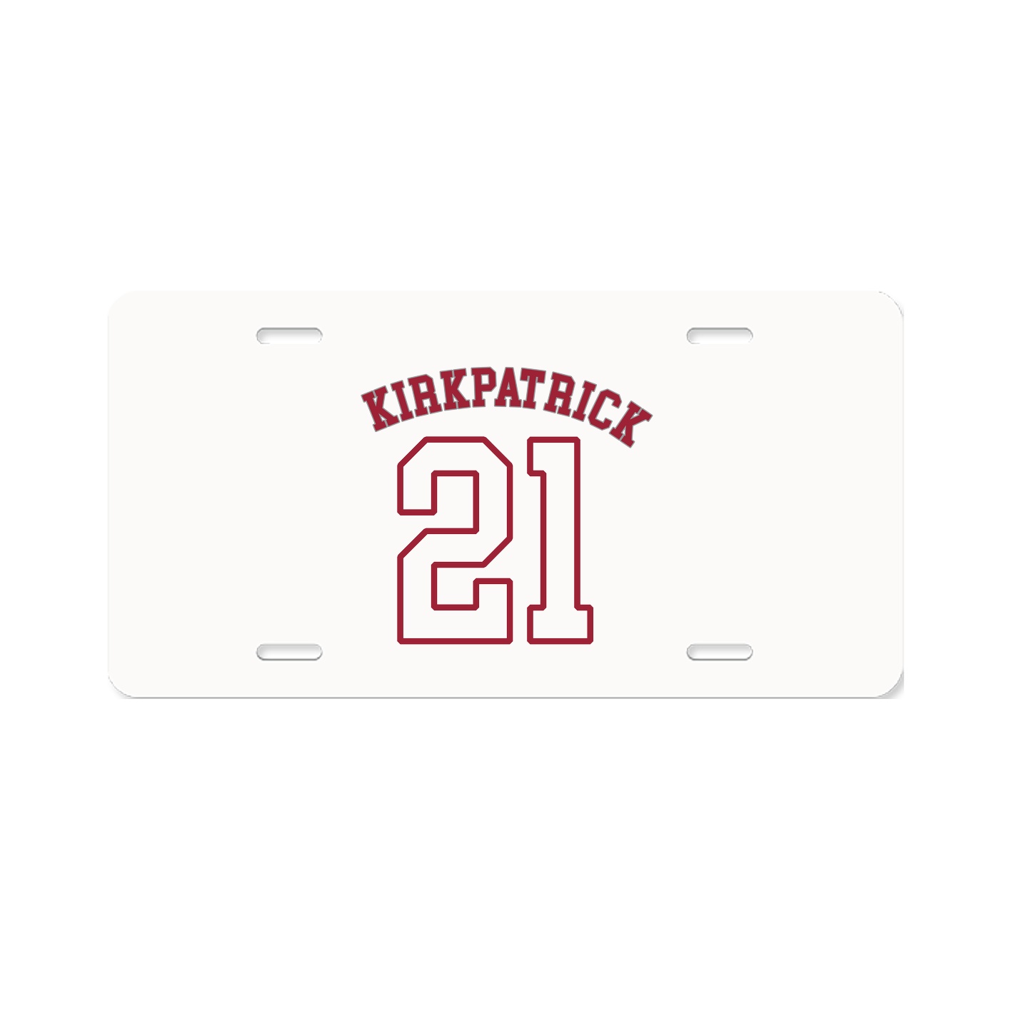 License Plate — Shirsey Arch in Classic