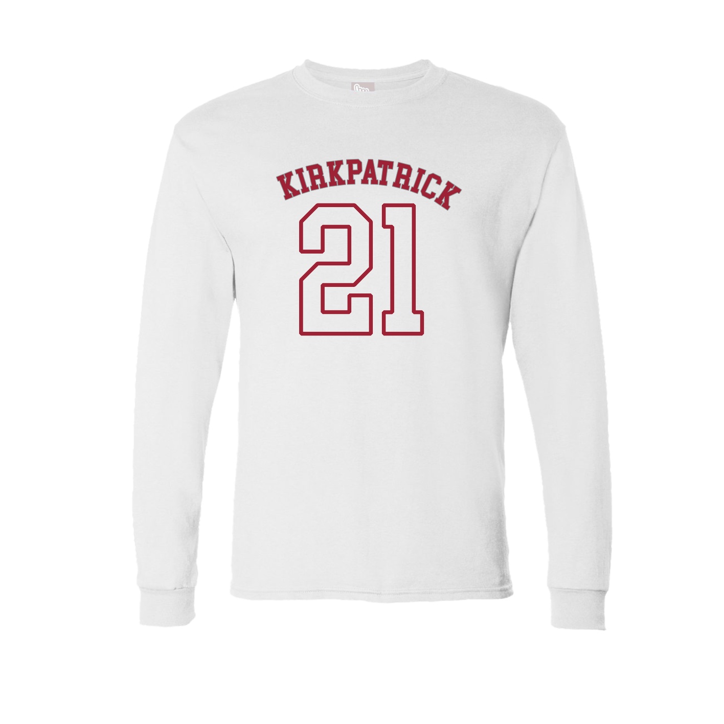 Long Sleeve Tee — Shirsey Arch in White