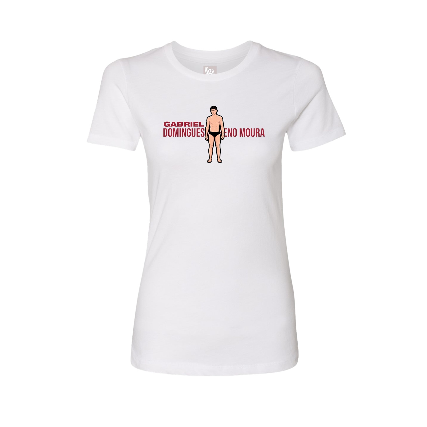 Womens Tee — Player Name in White