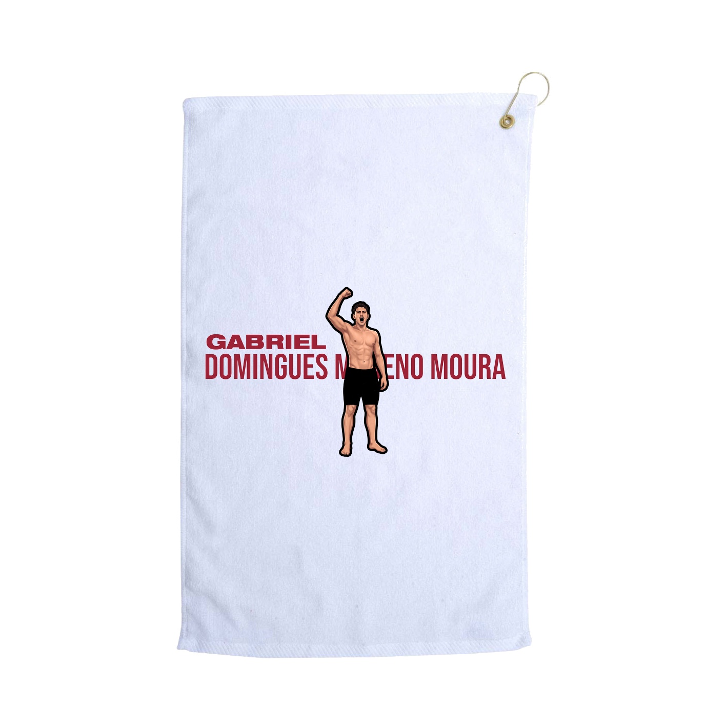 Golf Towel — Player Name in White
