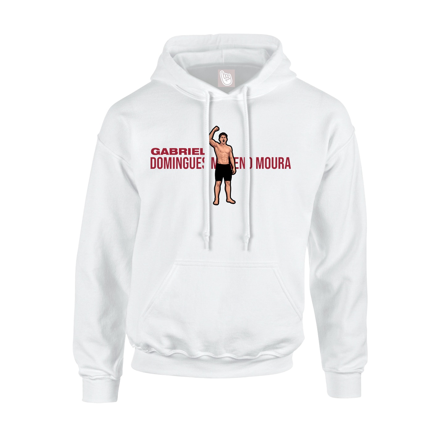 Youth Hoodie — Player Name in White