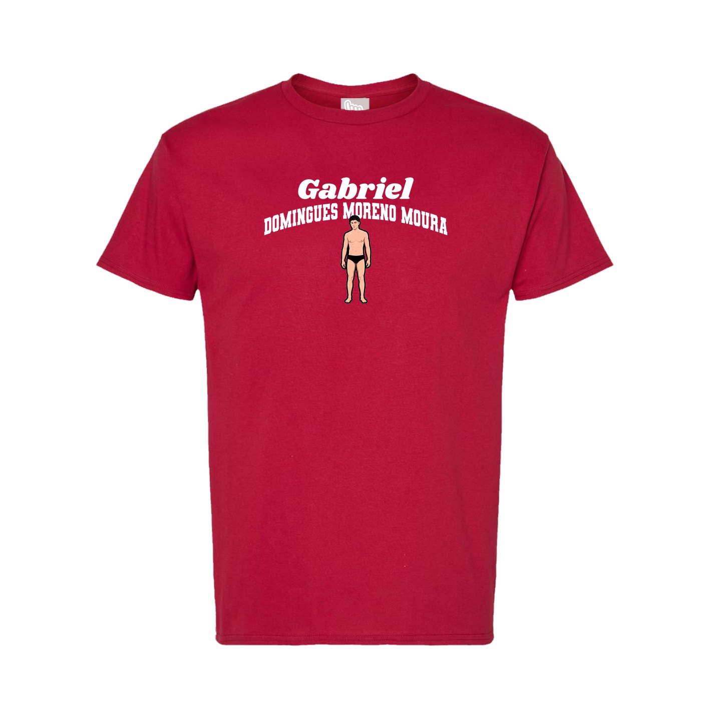 Tee — Signature Arch in Crimson