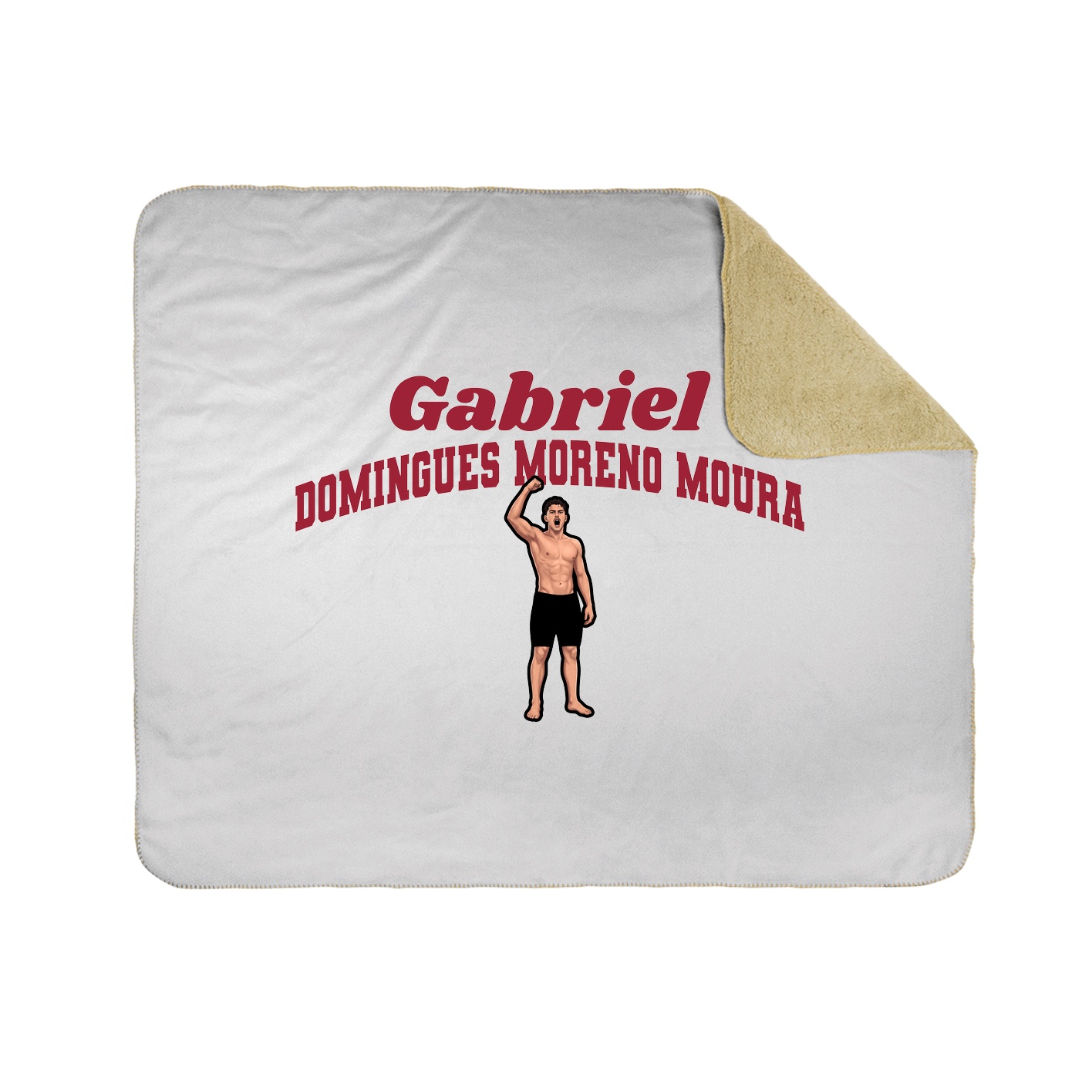 Throw Blanket — Signature Arch in White