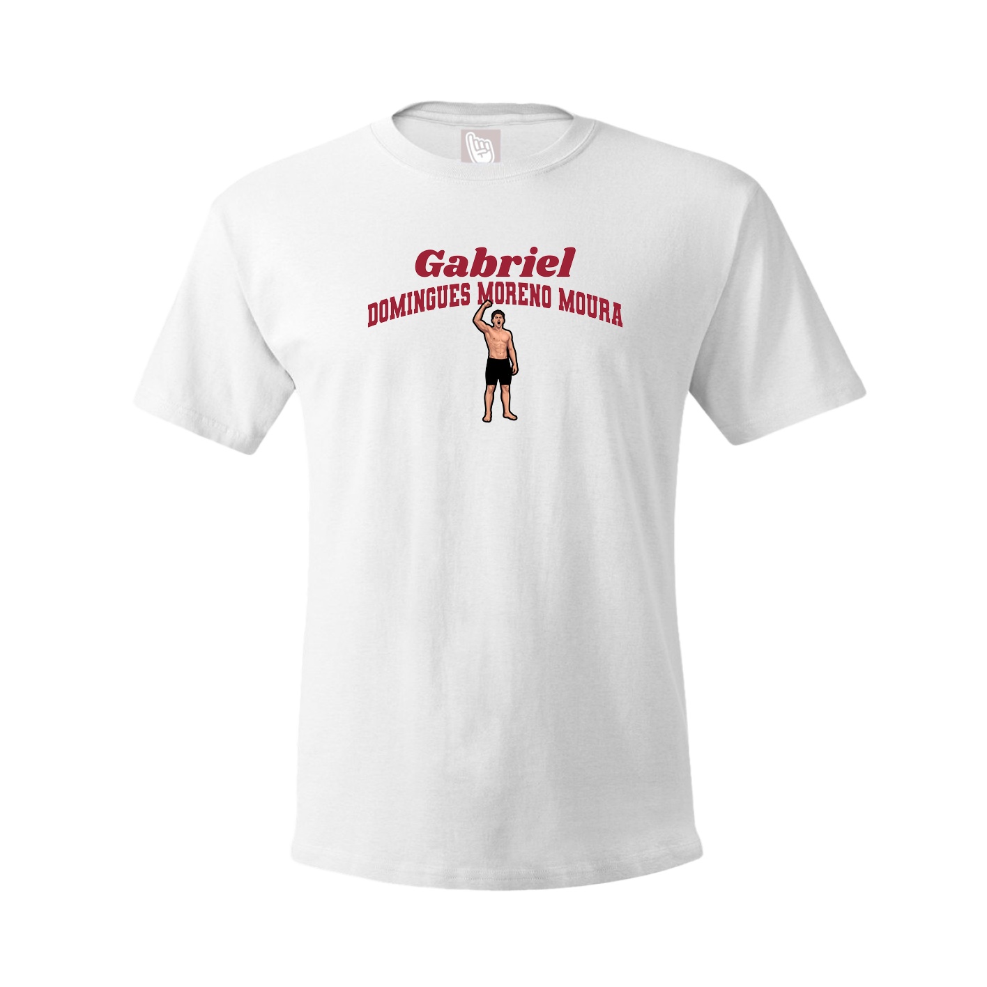 Youth Tee — Signature Arch in White