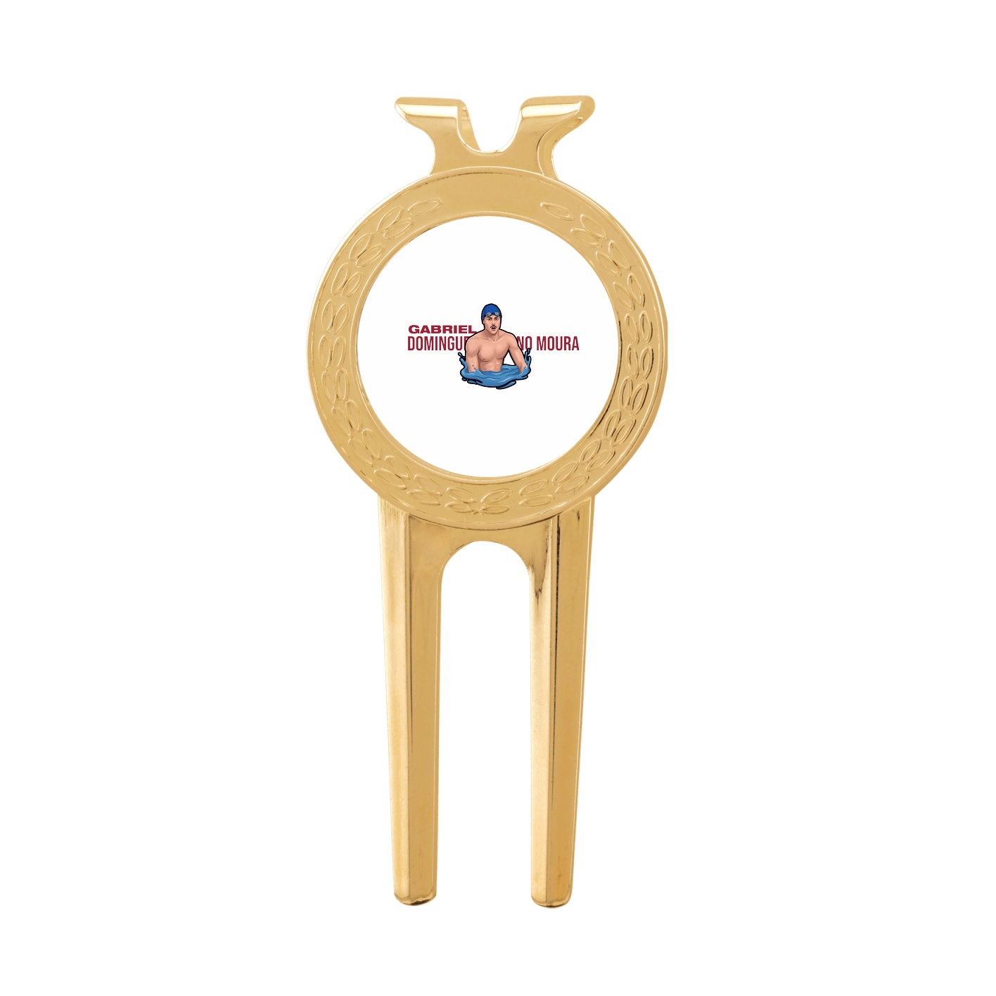 Divot Tool with Ball Marker — Player Name in Classic