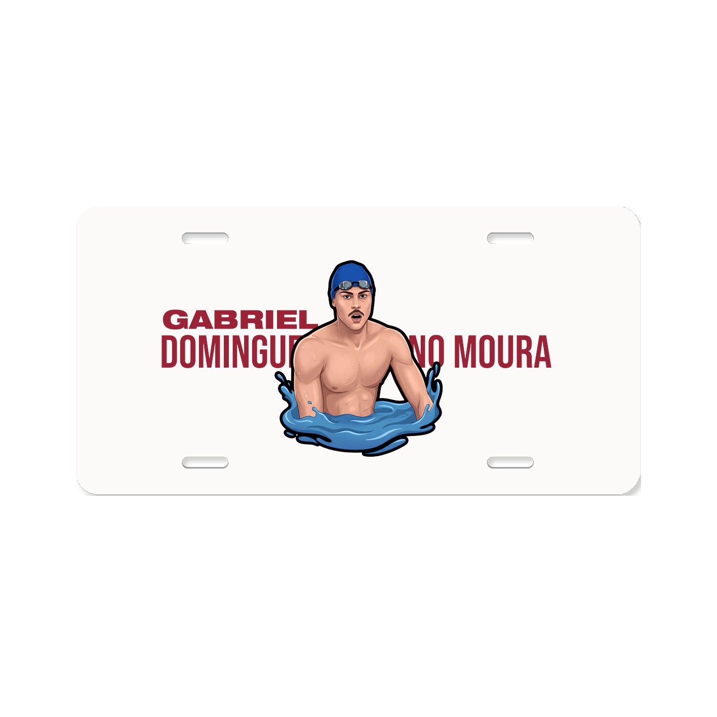 License Plate — Player Name in Classic