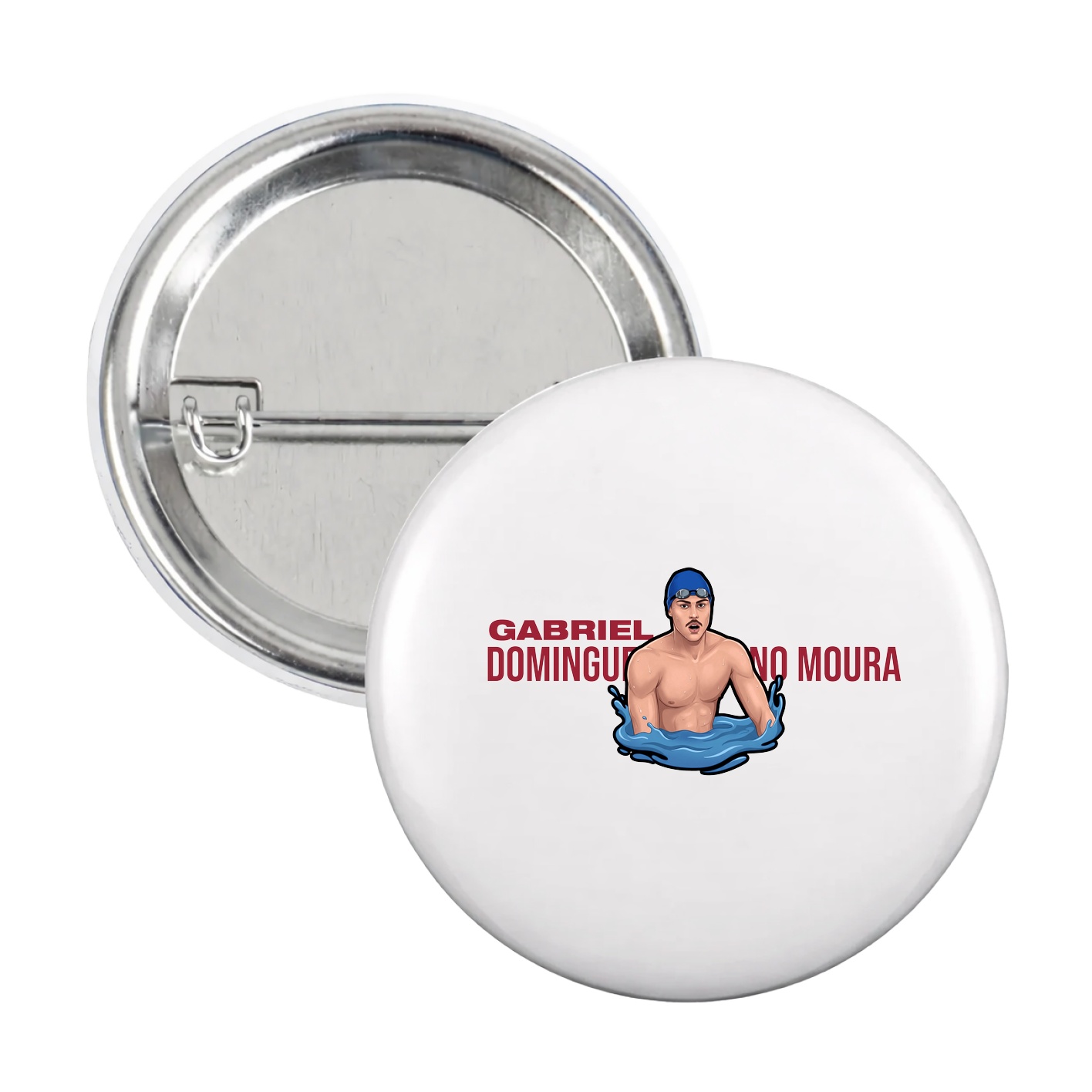 Game Day Button — Player Name in White