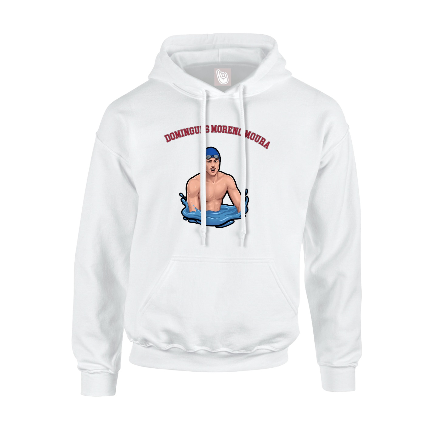 Hoodie — Shirsey Arch in White