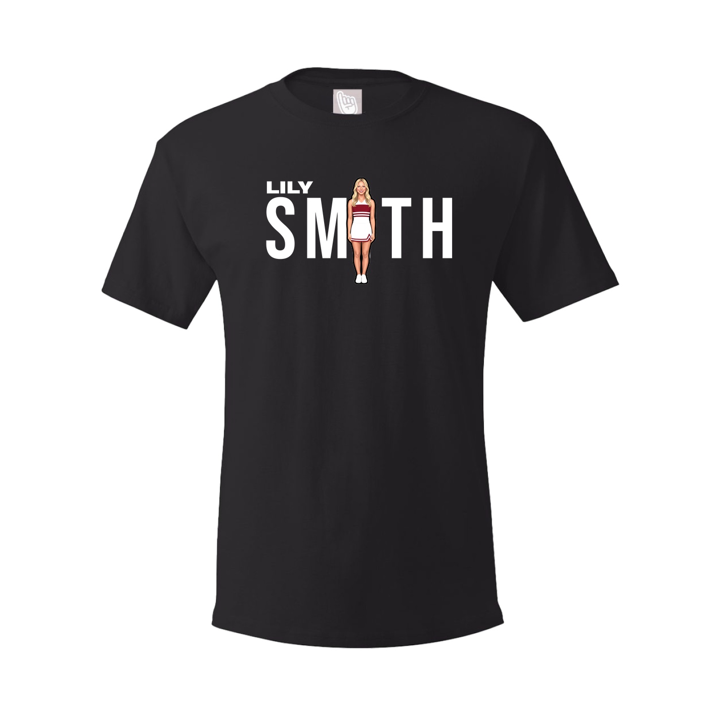 Youth Tee — Player Name in Black