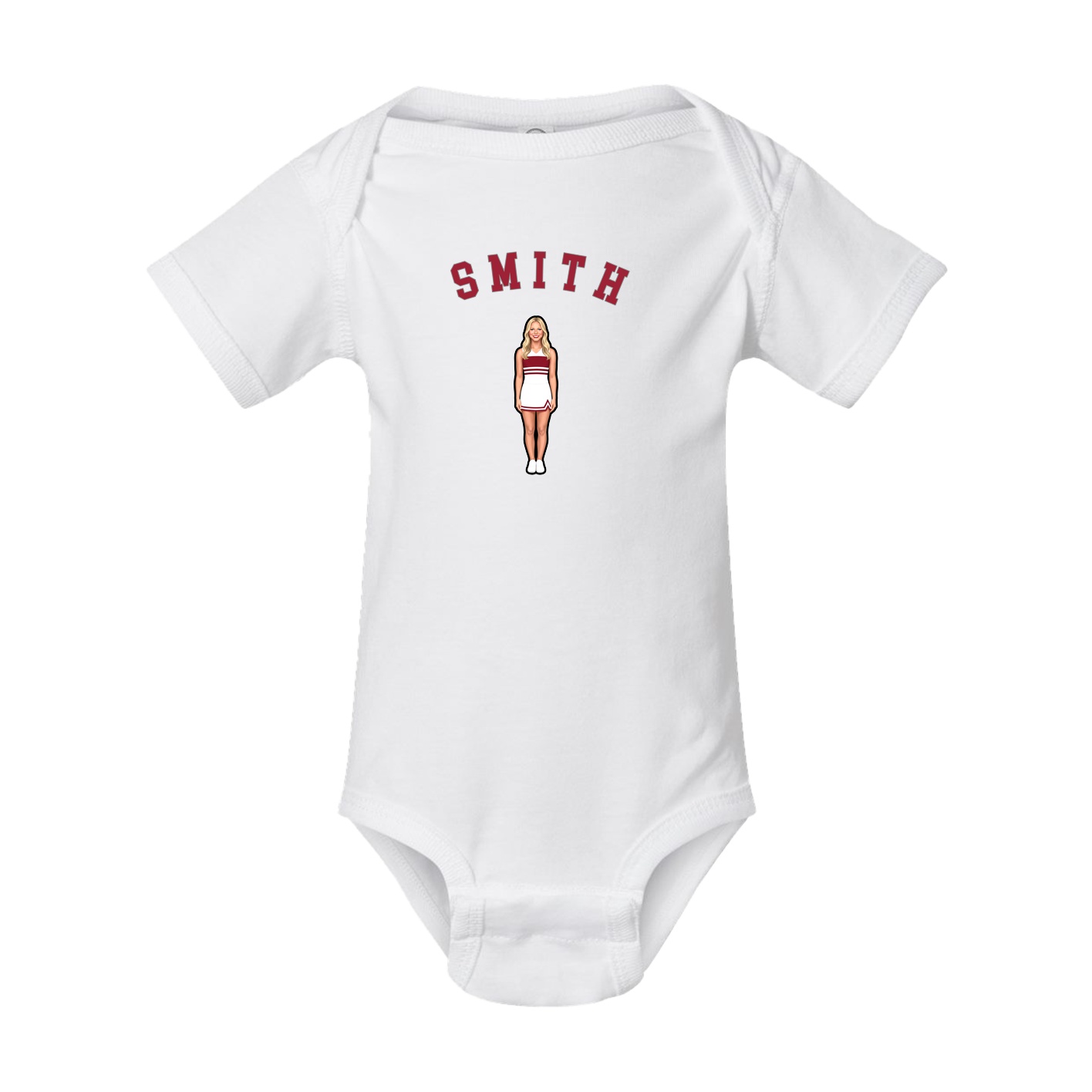 Baby Onesie — Shirsey Arch in White