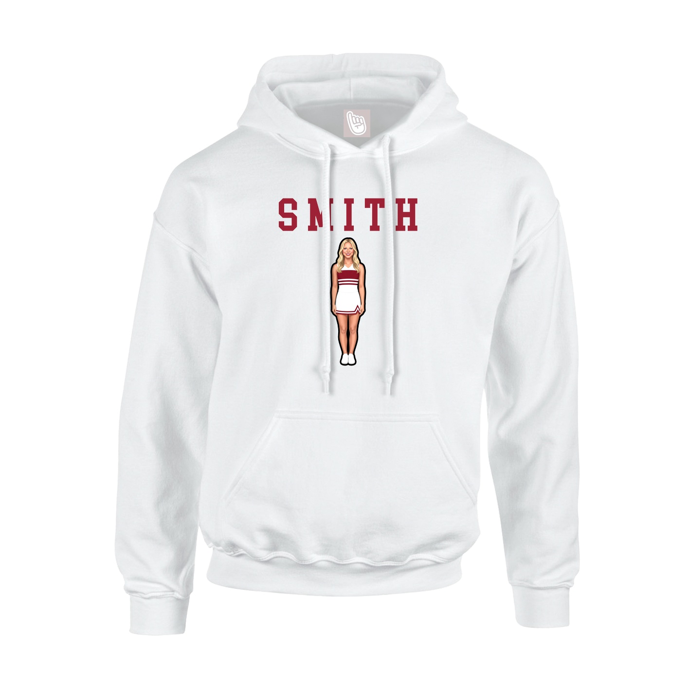 Youth Hoodie — Shirsey in White