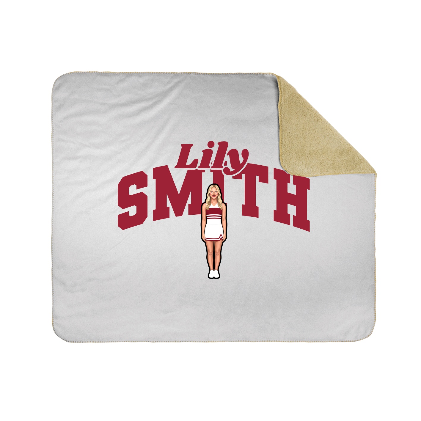 Throw Blanket — Signature Arch in White