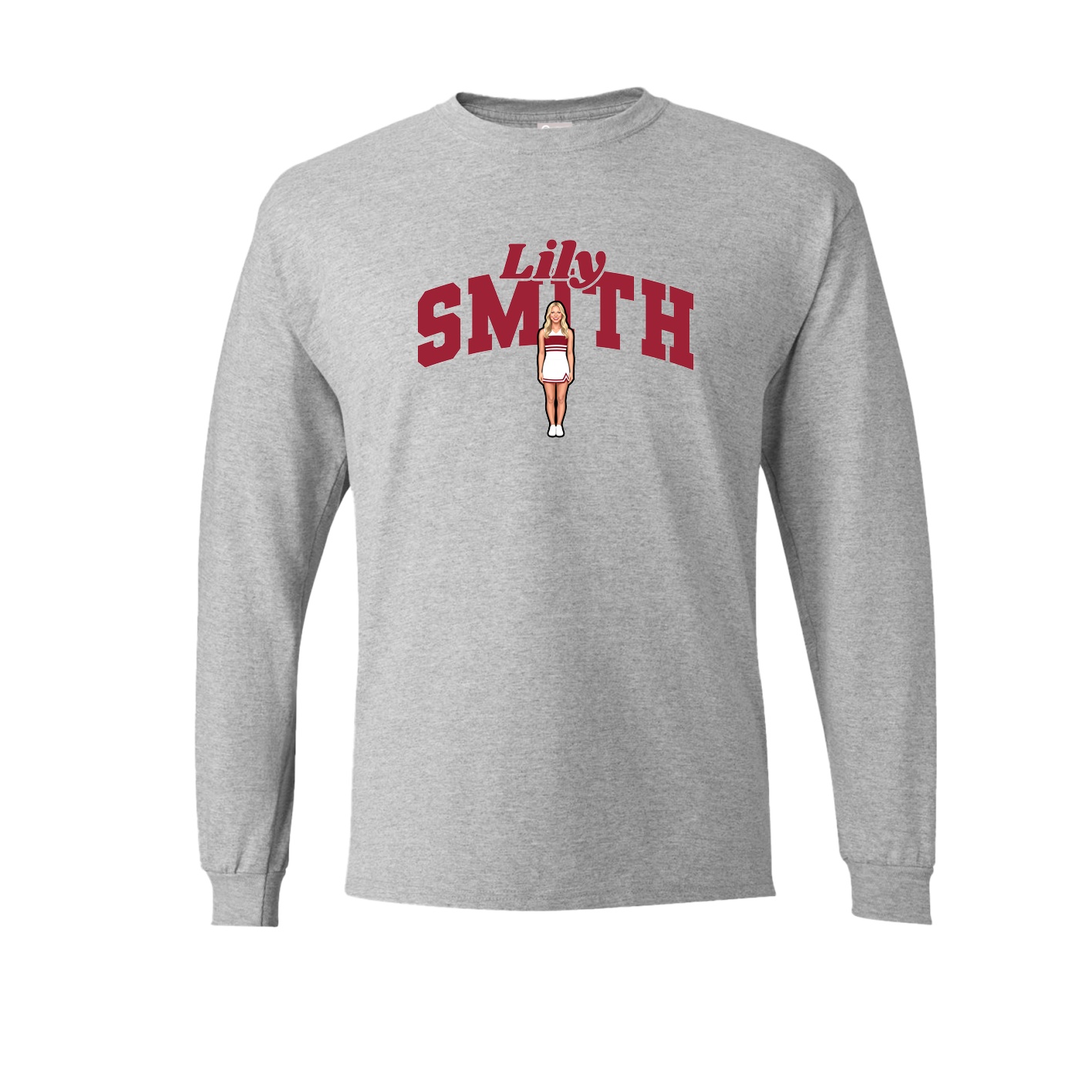 Long Sleeve Tee — Signature Arch in Grey
