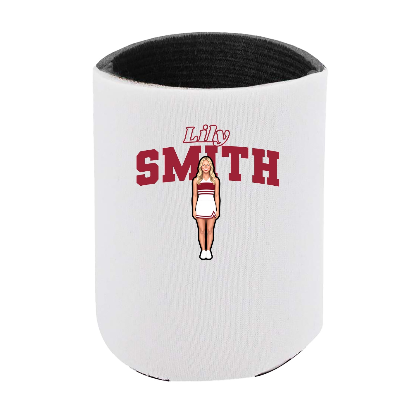 Can Holder — Name Arch in White