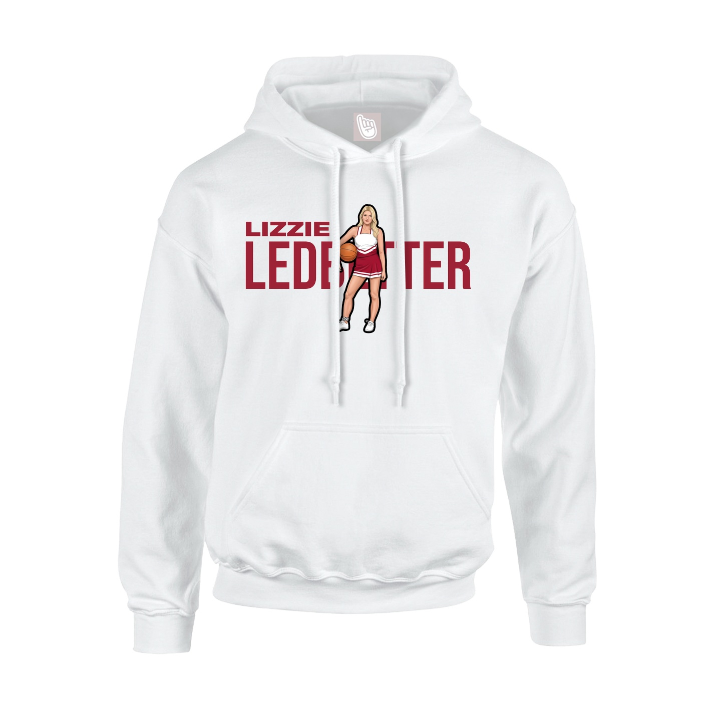Youth Hoodie — Player Name in White