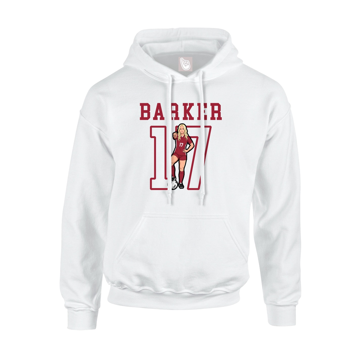 Youth Hoodie — Shirsey in White