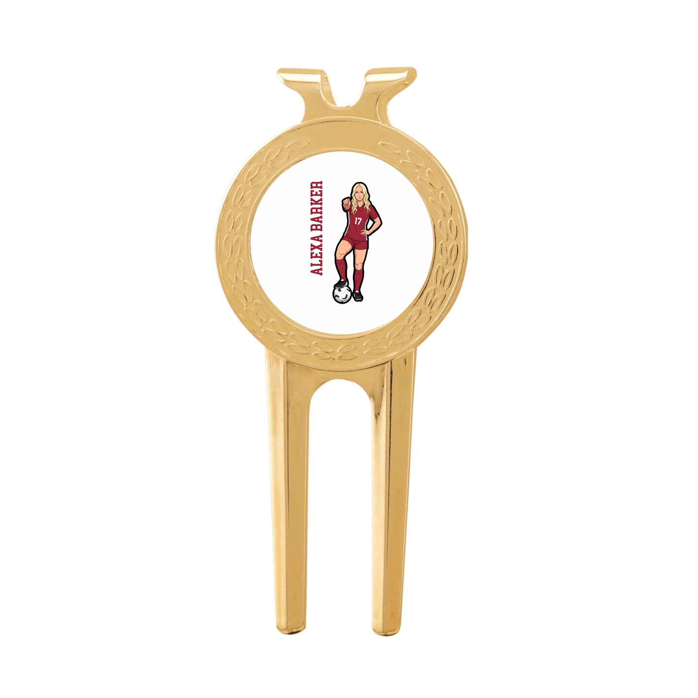Divot Tool with Ball Marker — Name Vertical in Classic