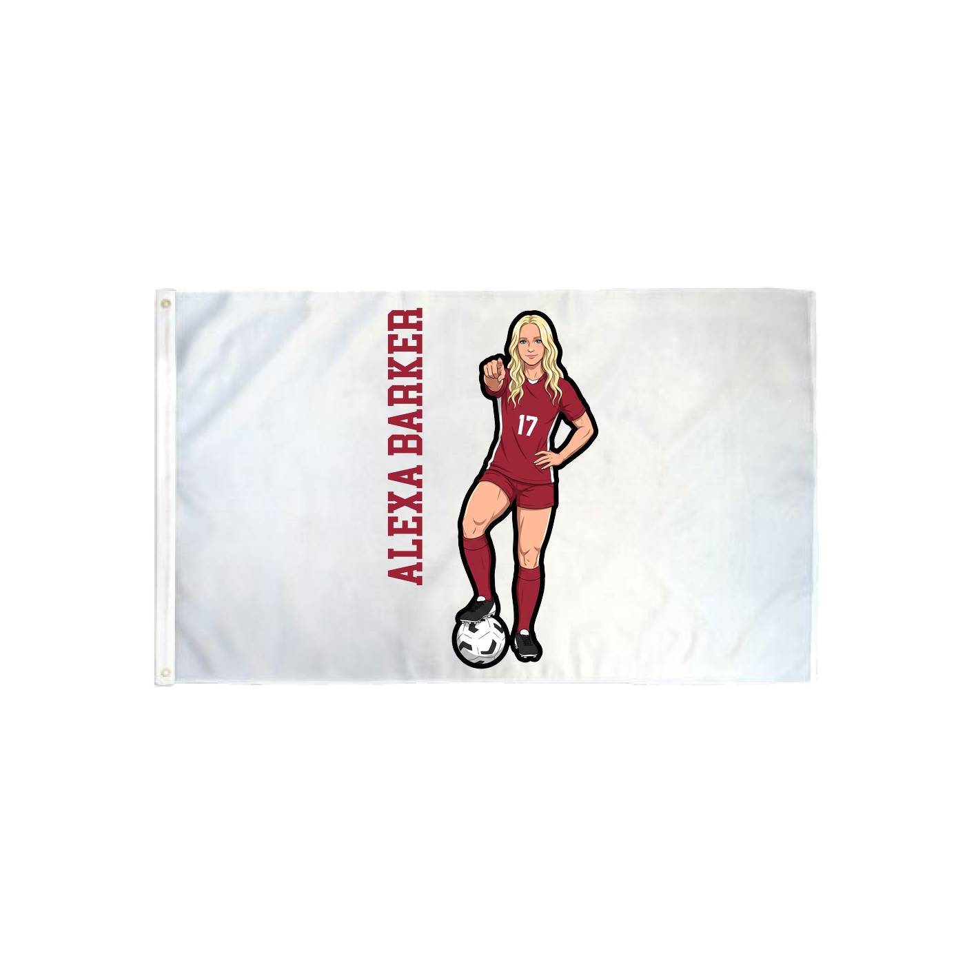 3x5 Flag — Name Vertical in Classic