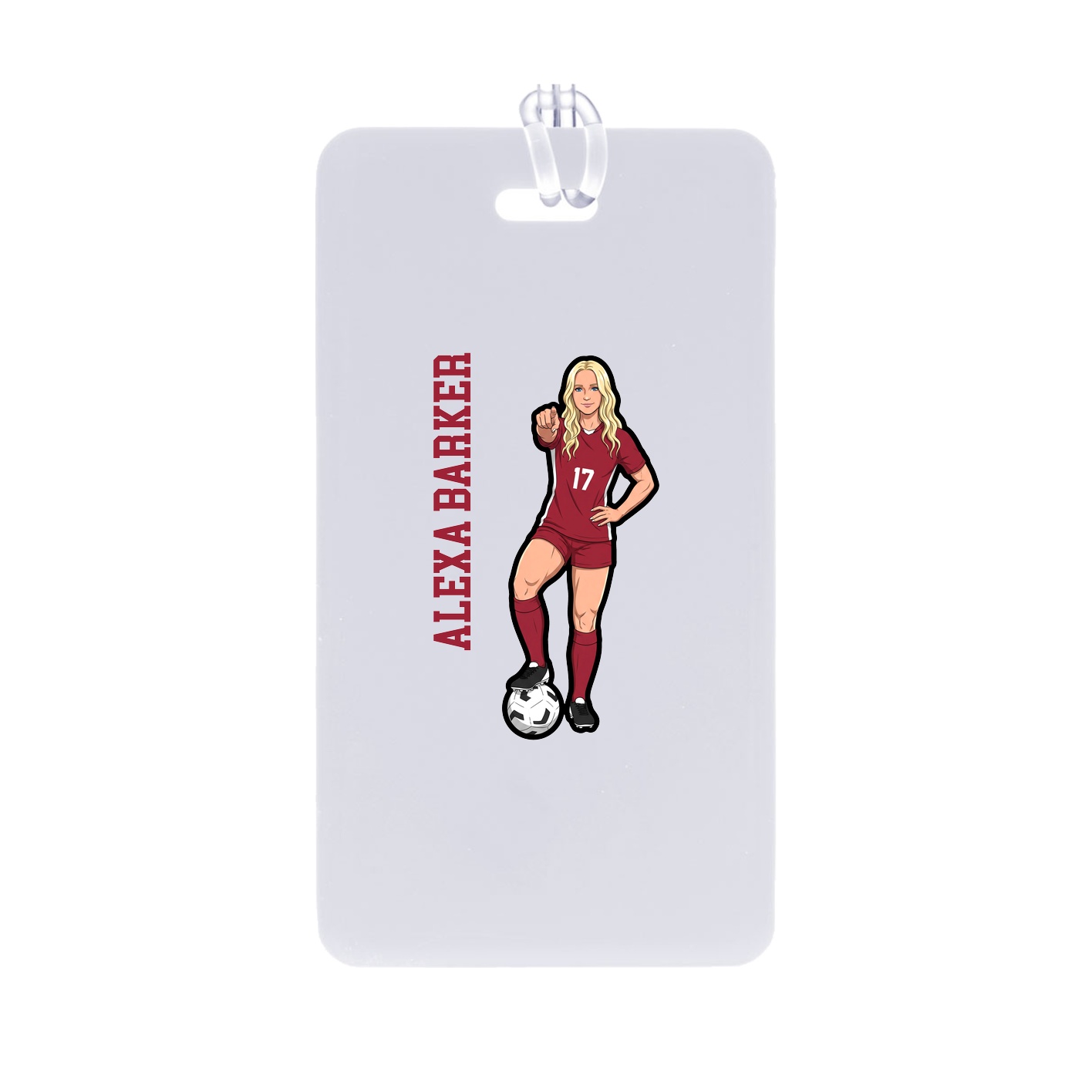 Bag Tag — Name Vertical in Classic