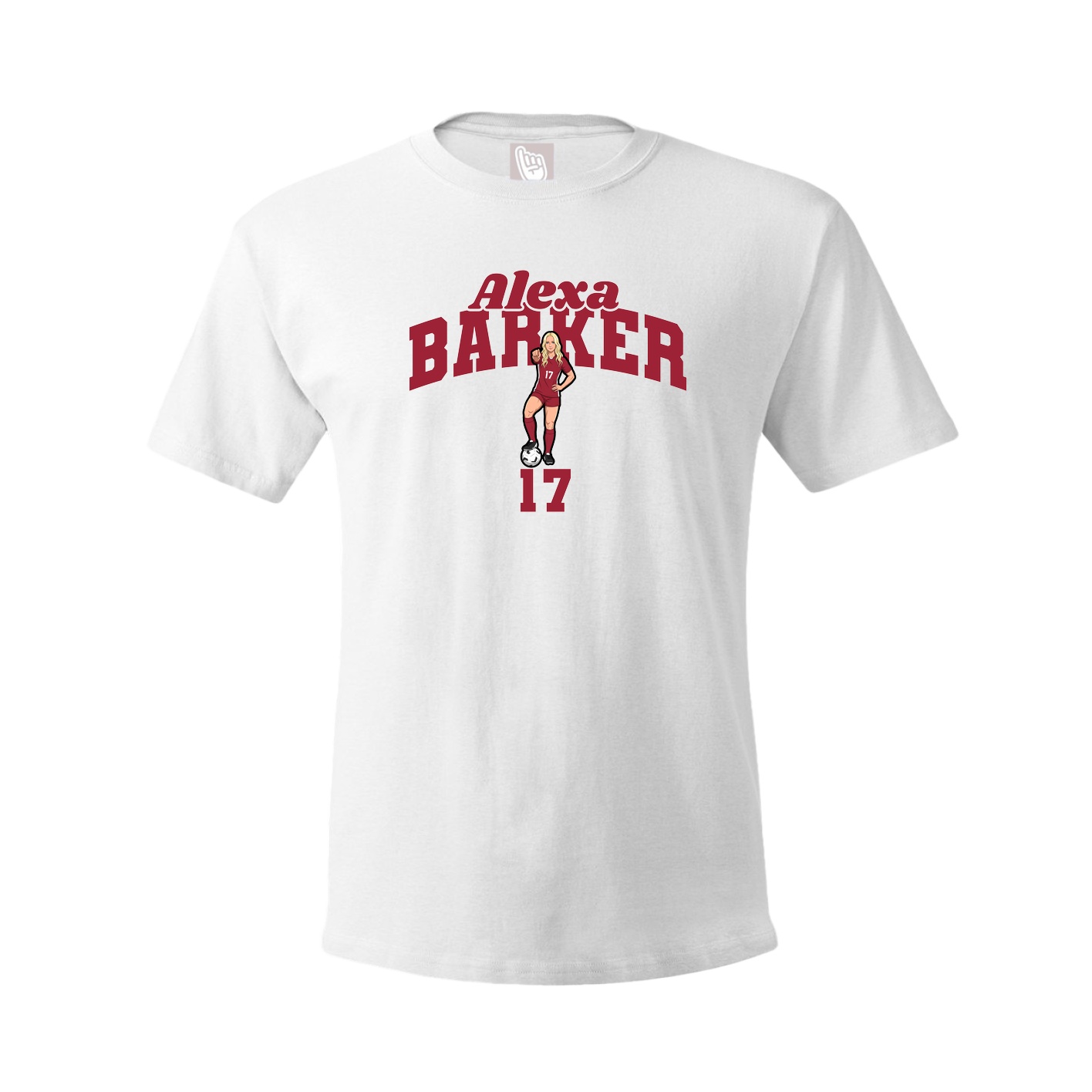 Youth Tee — Signature Arch in White