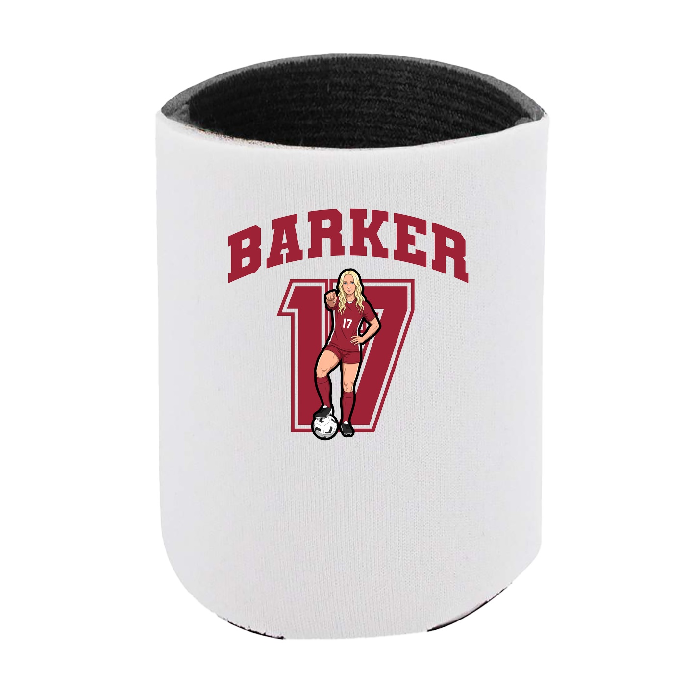 Can Holder — Number in White