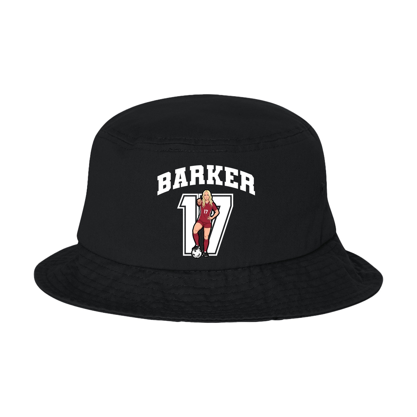 Bucket Cap — Number in Black
