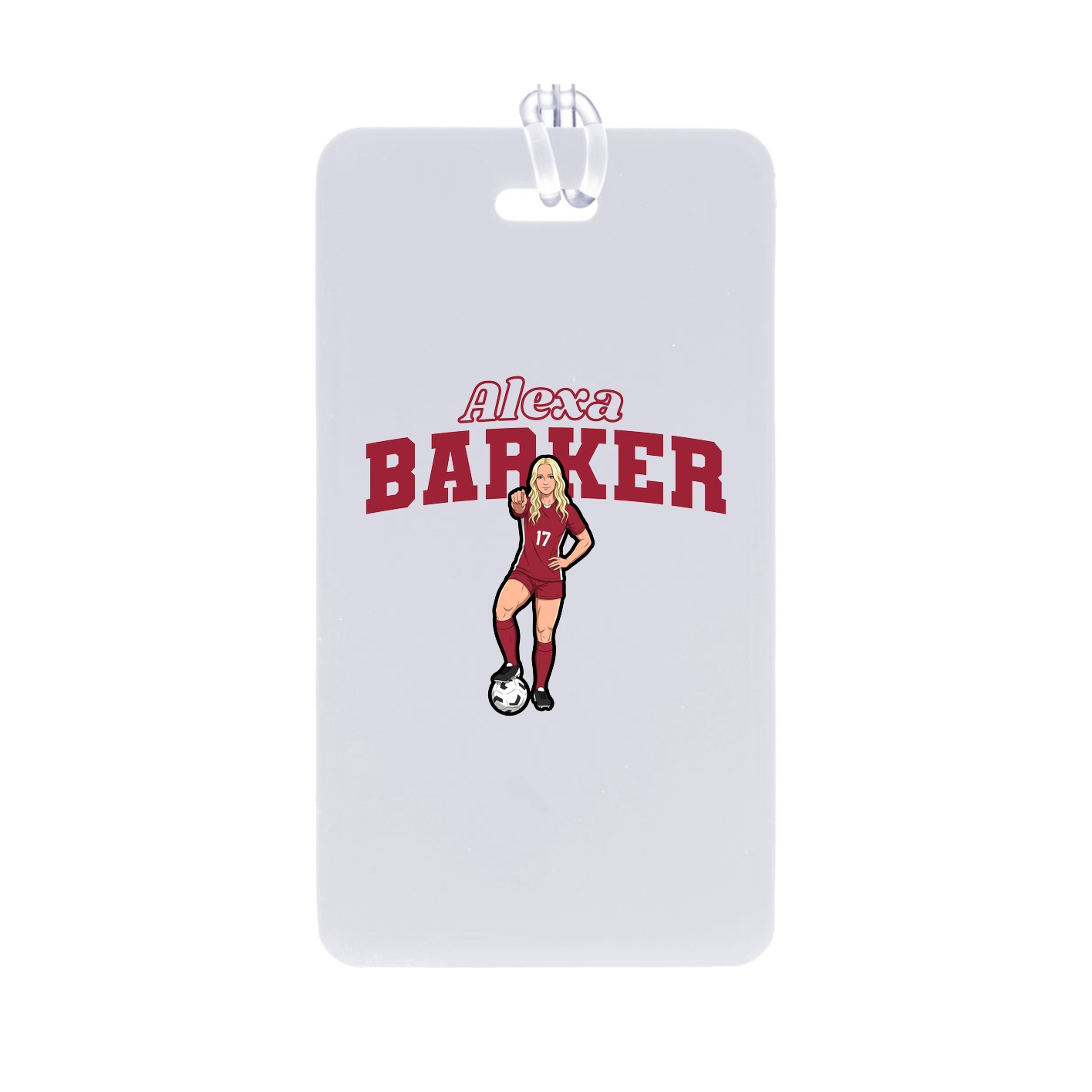 Bag Tag — Name Arch in Classic
