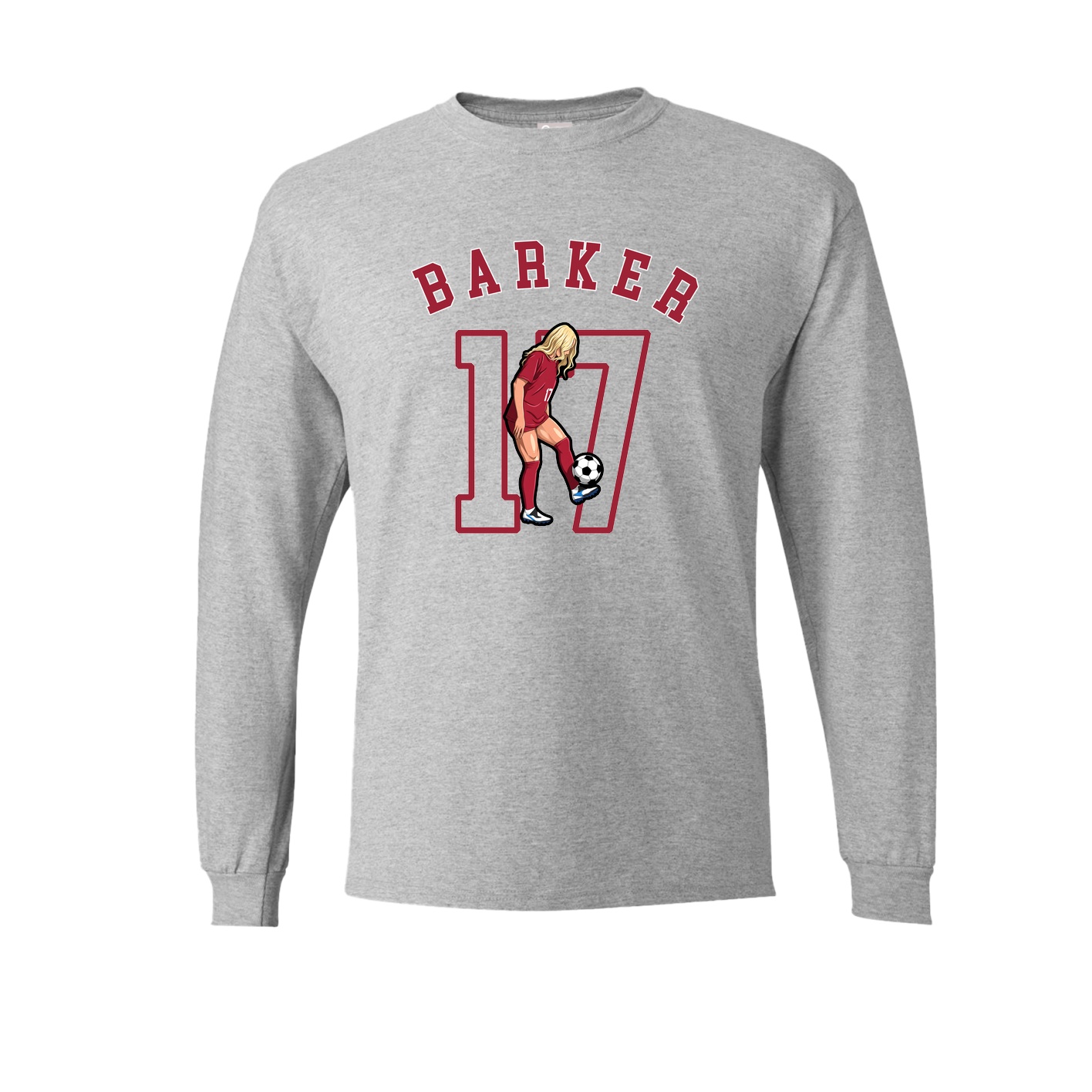 Long Sleeve Tee — Shirsey Arch in Grey