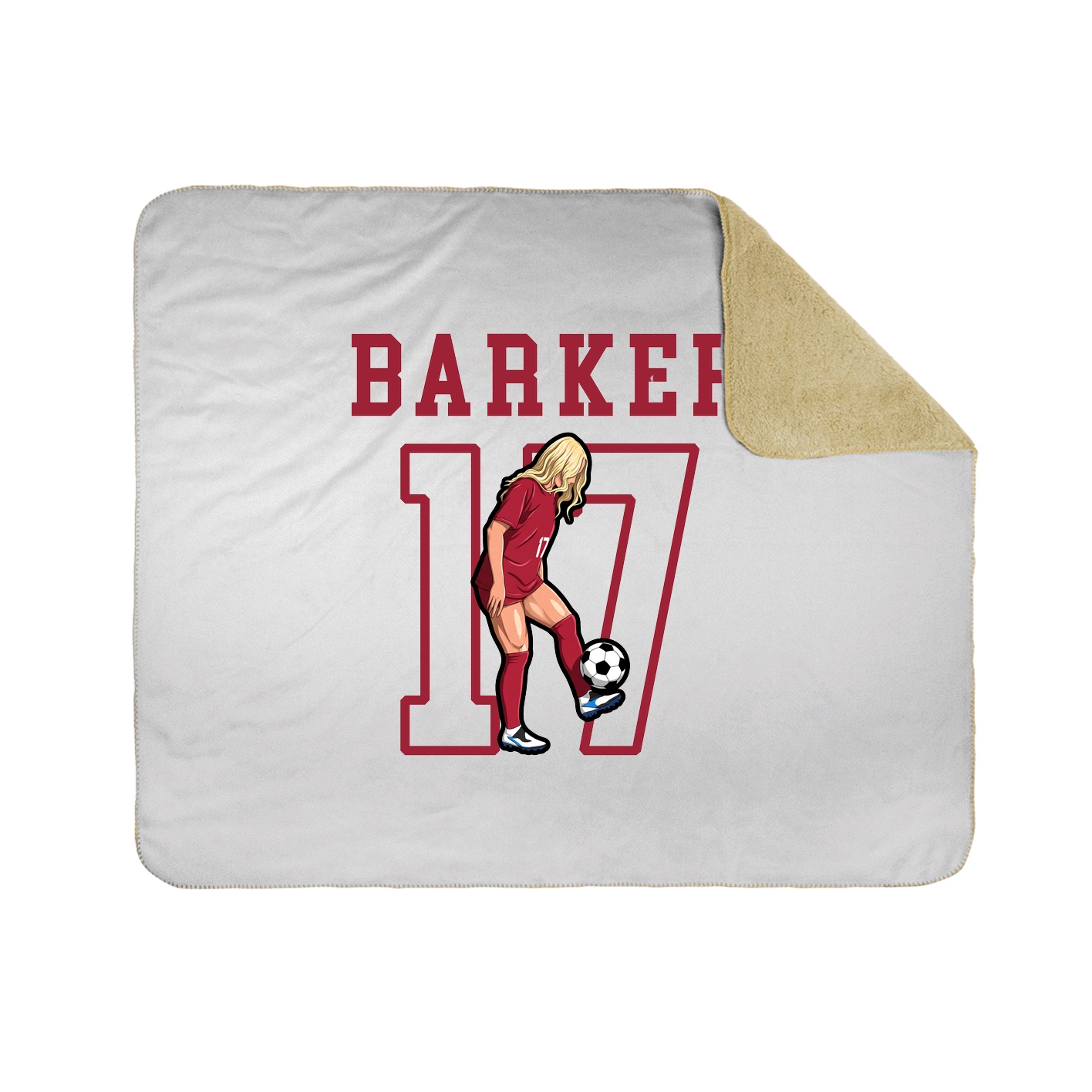 Throw Blanket — Shirsey in White