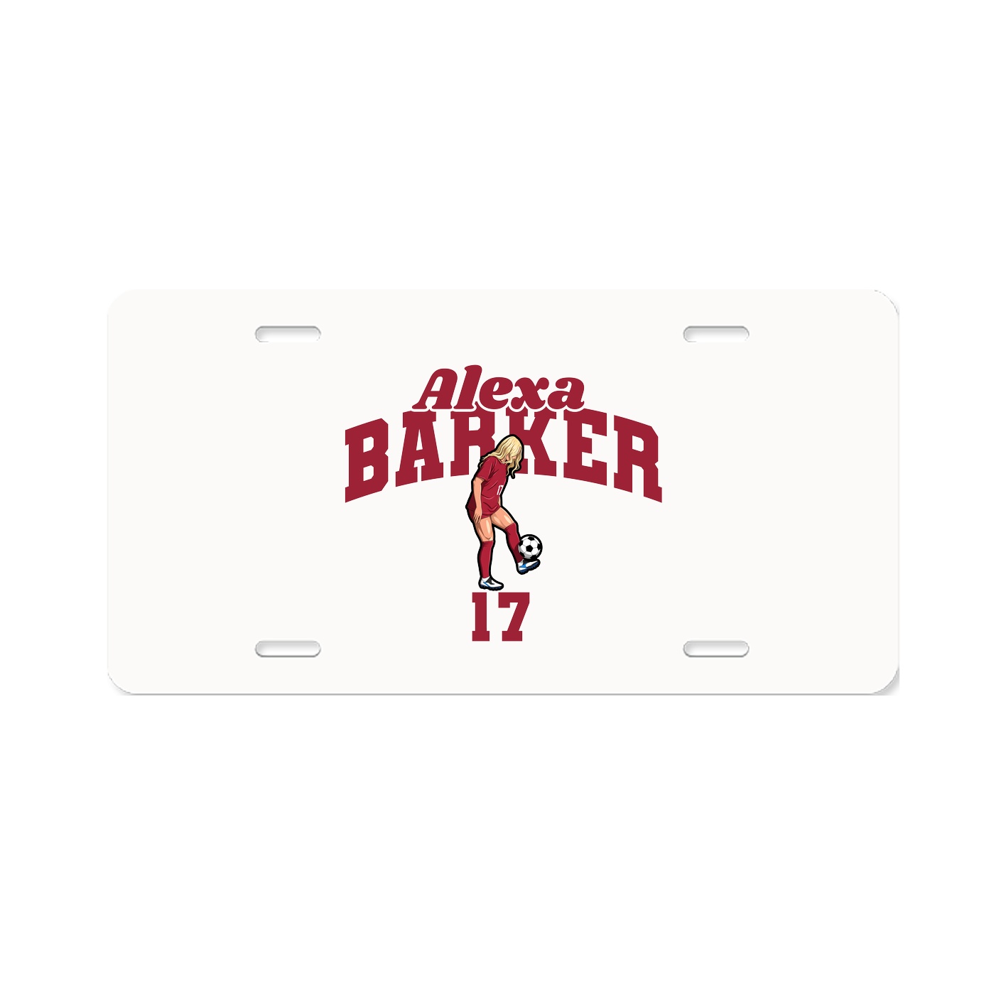 License Plate — Signature Arch in Classic