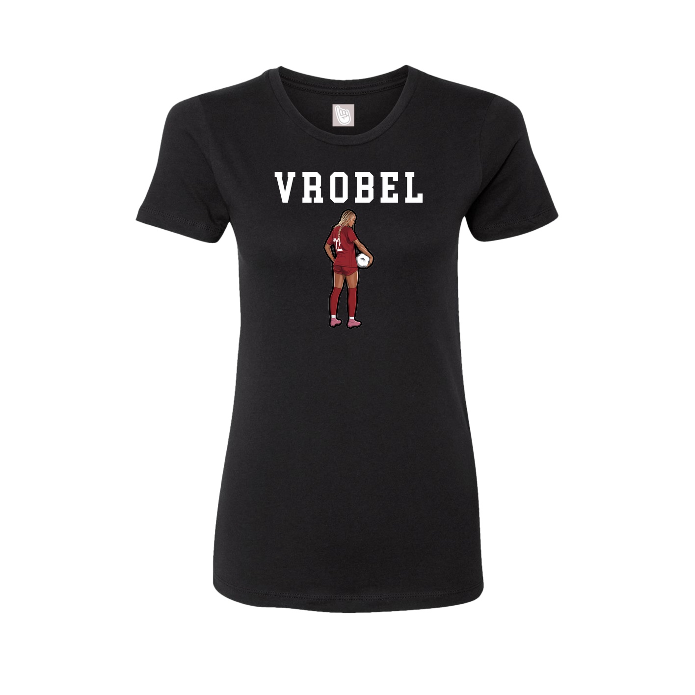 Fitted Women's Tee — Shirsey in Black