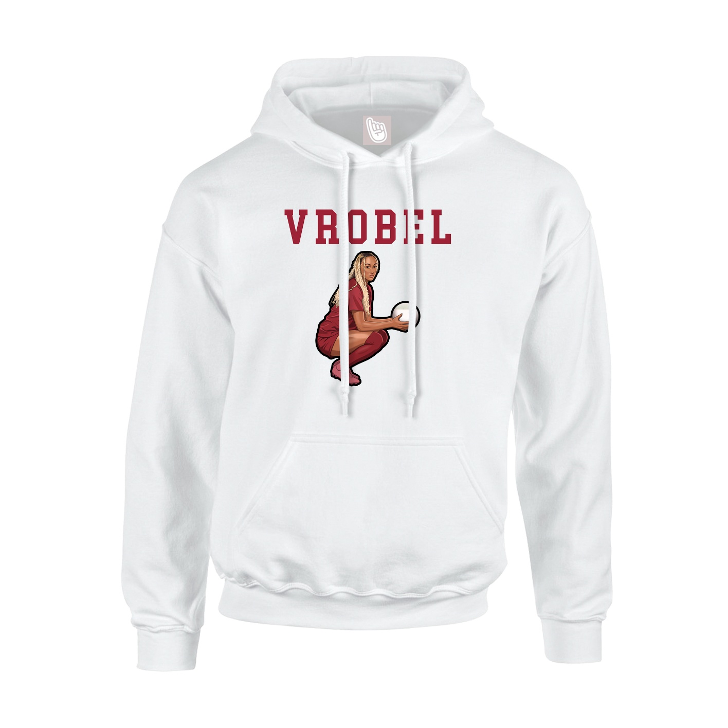 Hoodie — Shirsey in White