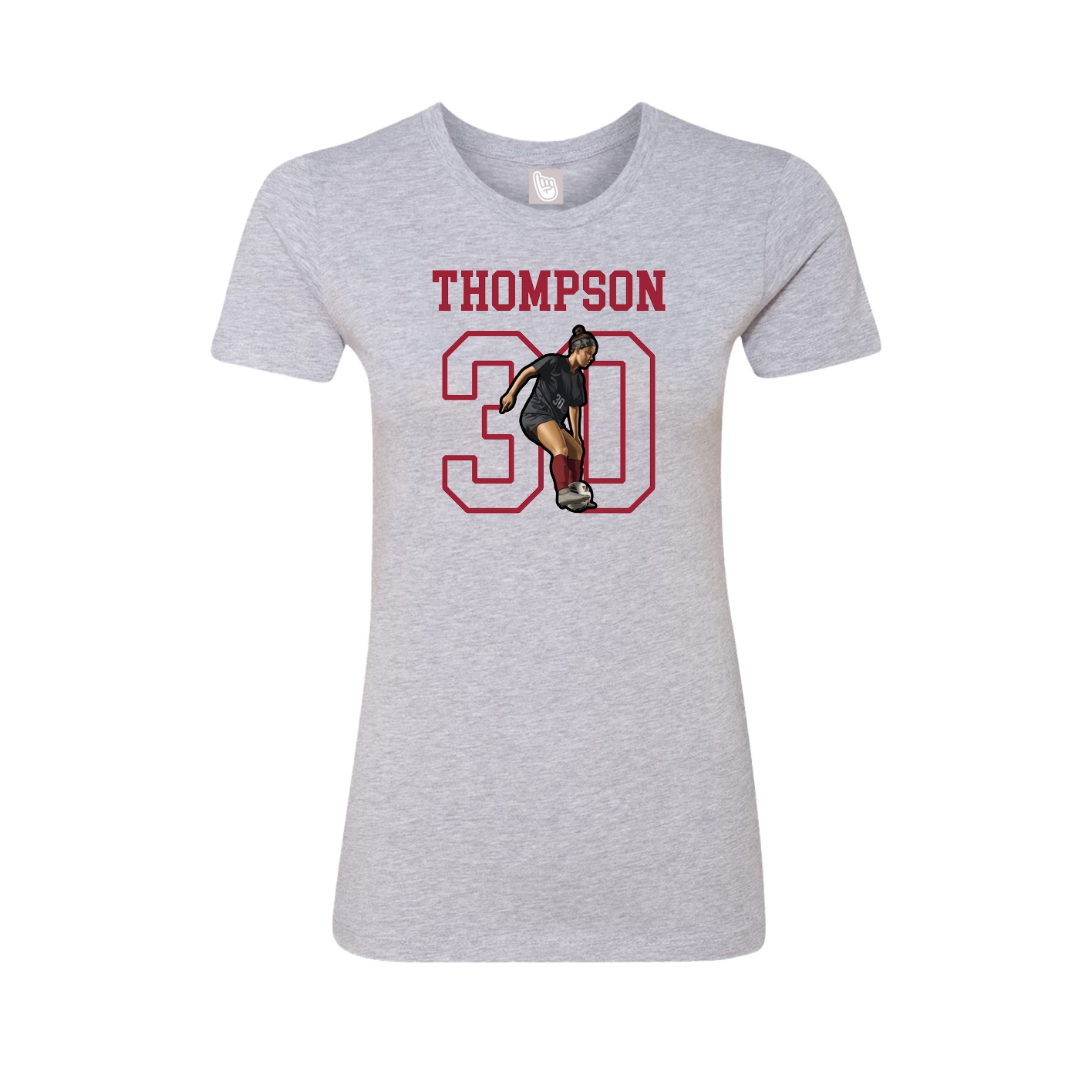 Fitted Women's Tee — Shirsey in Grey