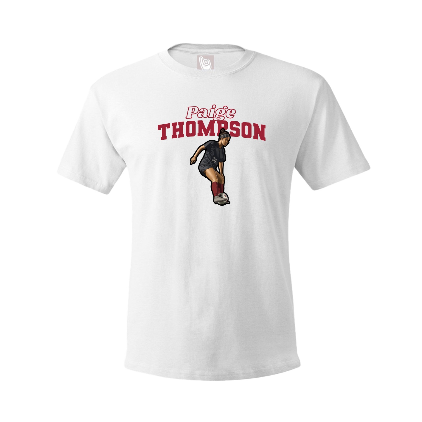 Tee — Name Arch in White