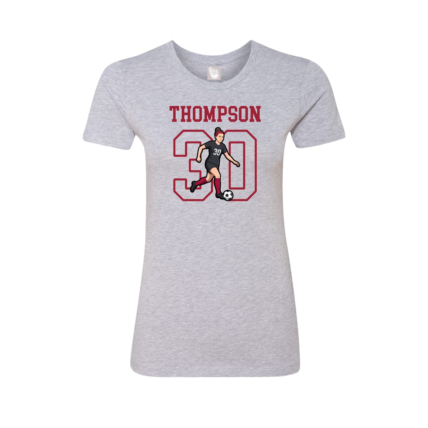 Fitted Women's Tee — Shirsey in Grey