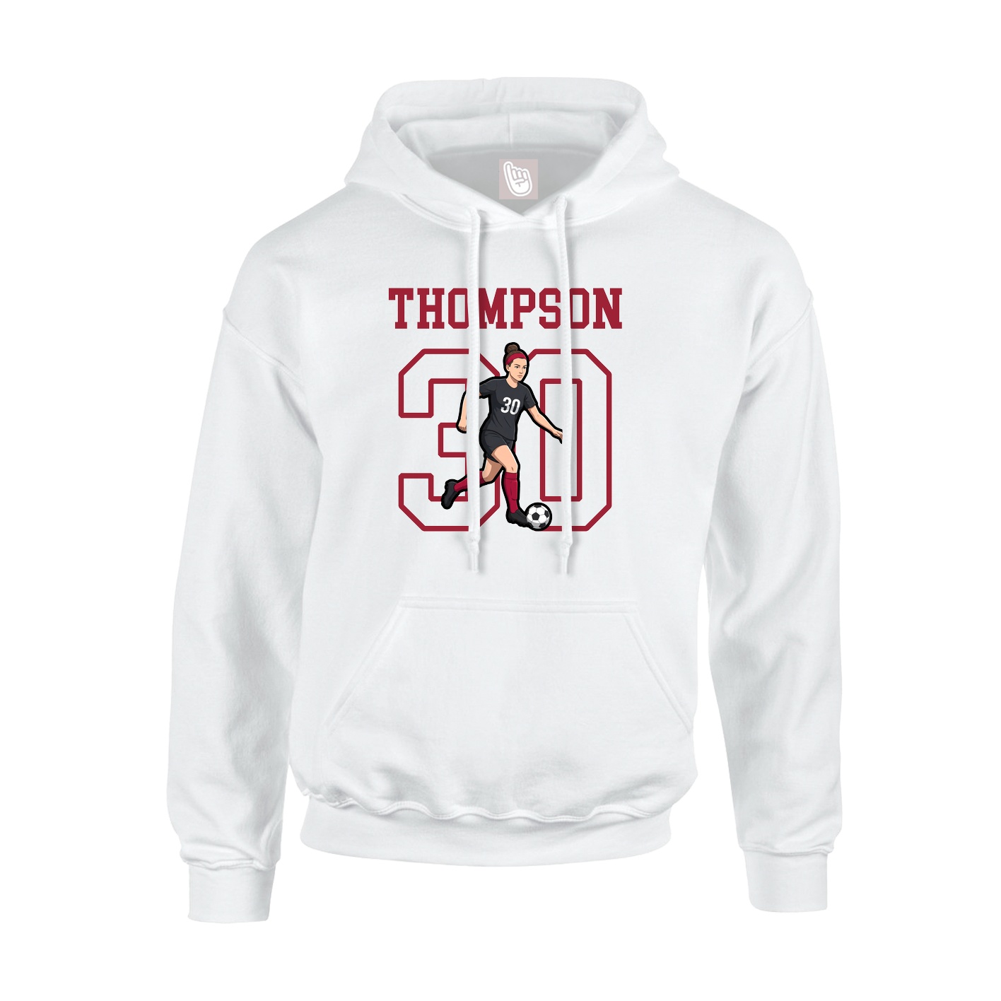 Youth Hoodie — Shirsey in White