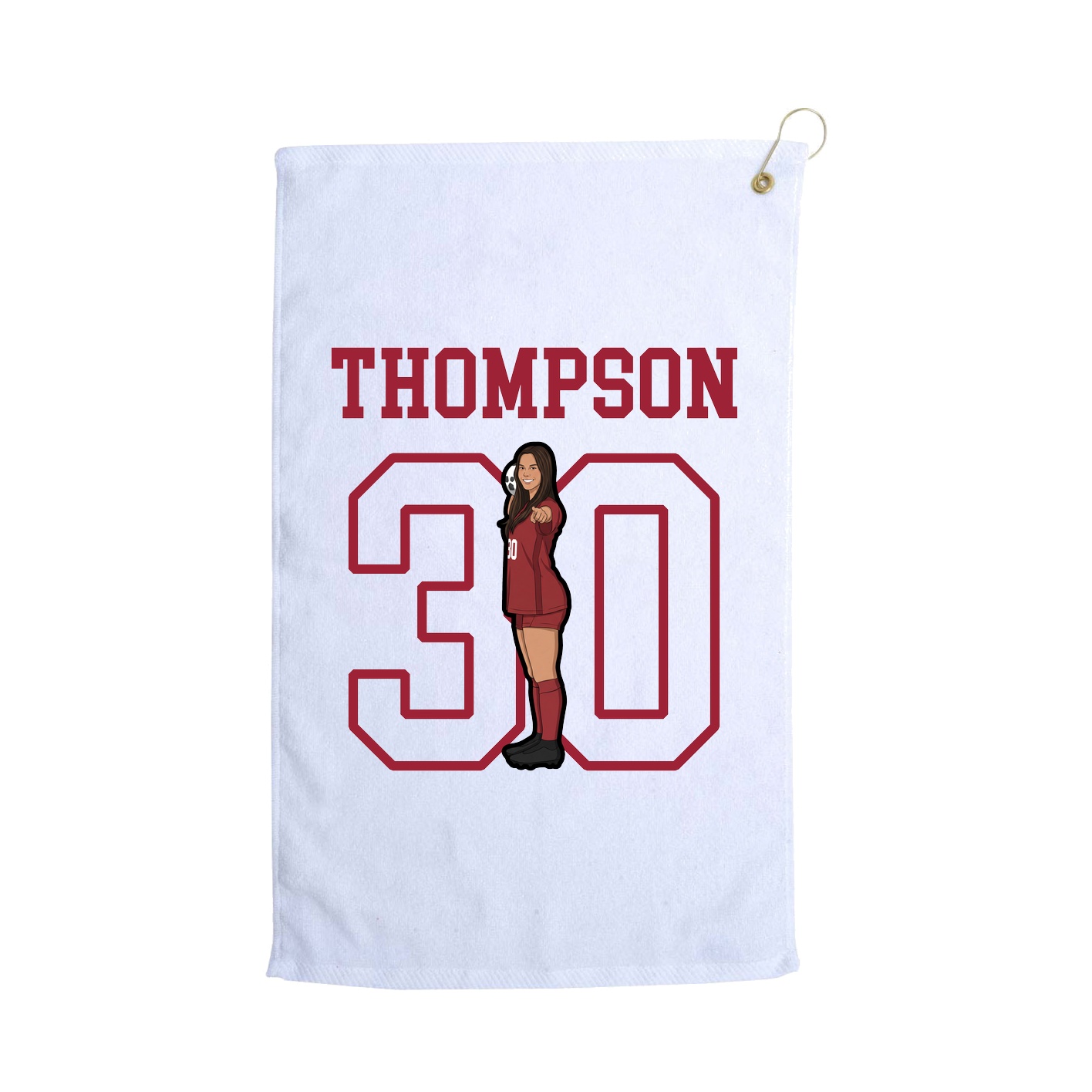 Golf Towel — Shirsey in White