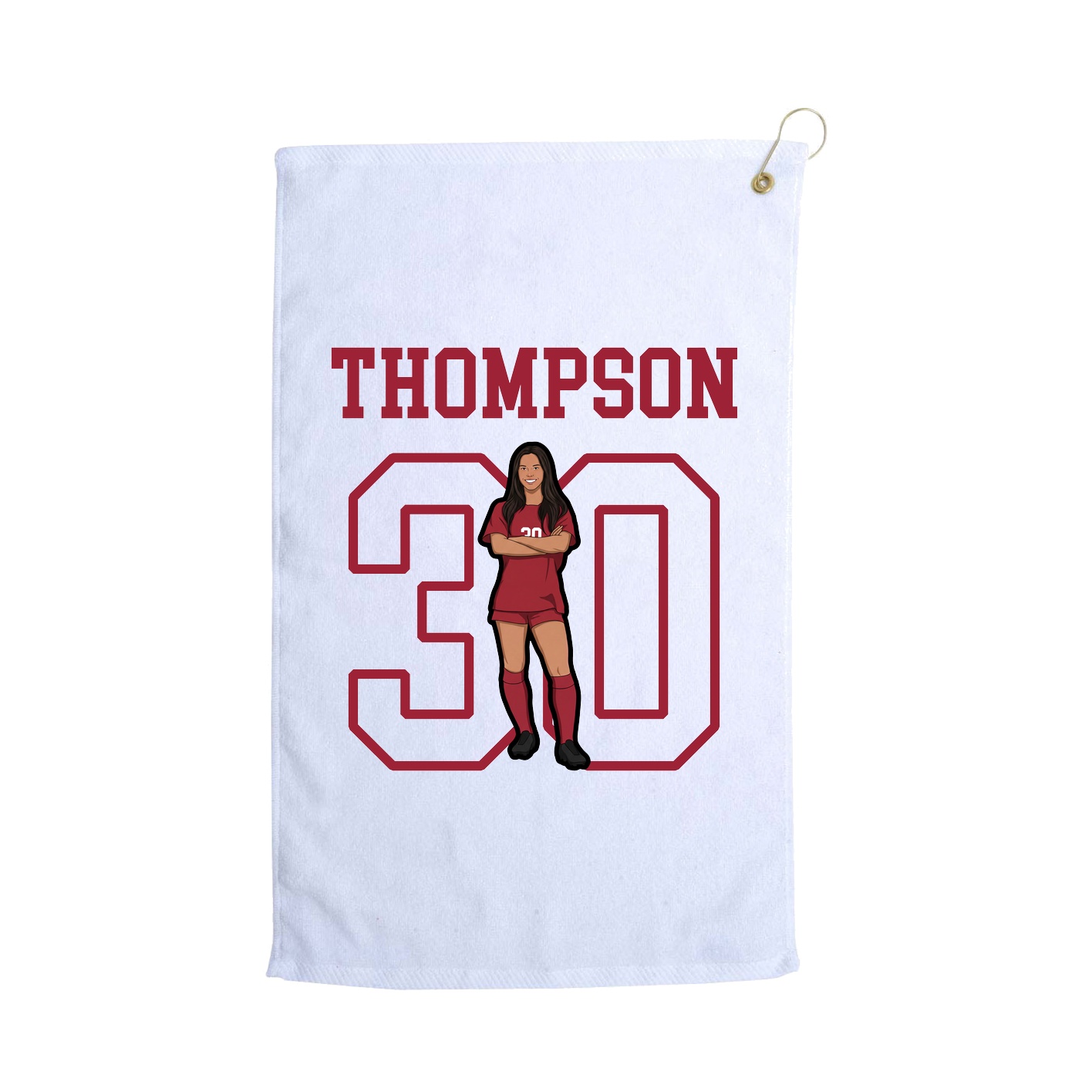 Golf Towel — Shirsey in White