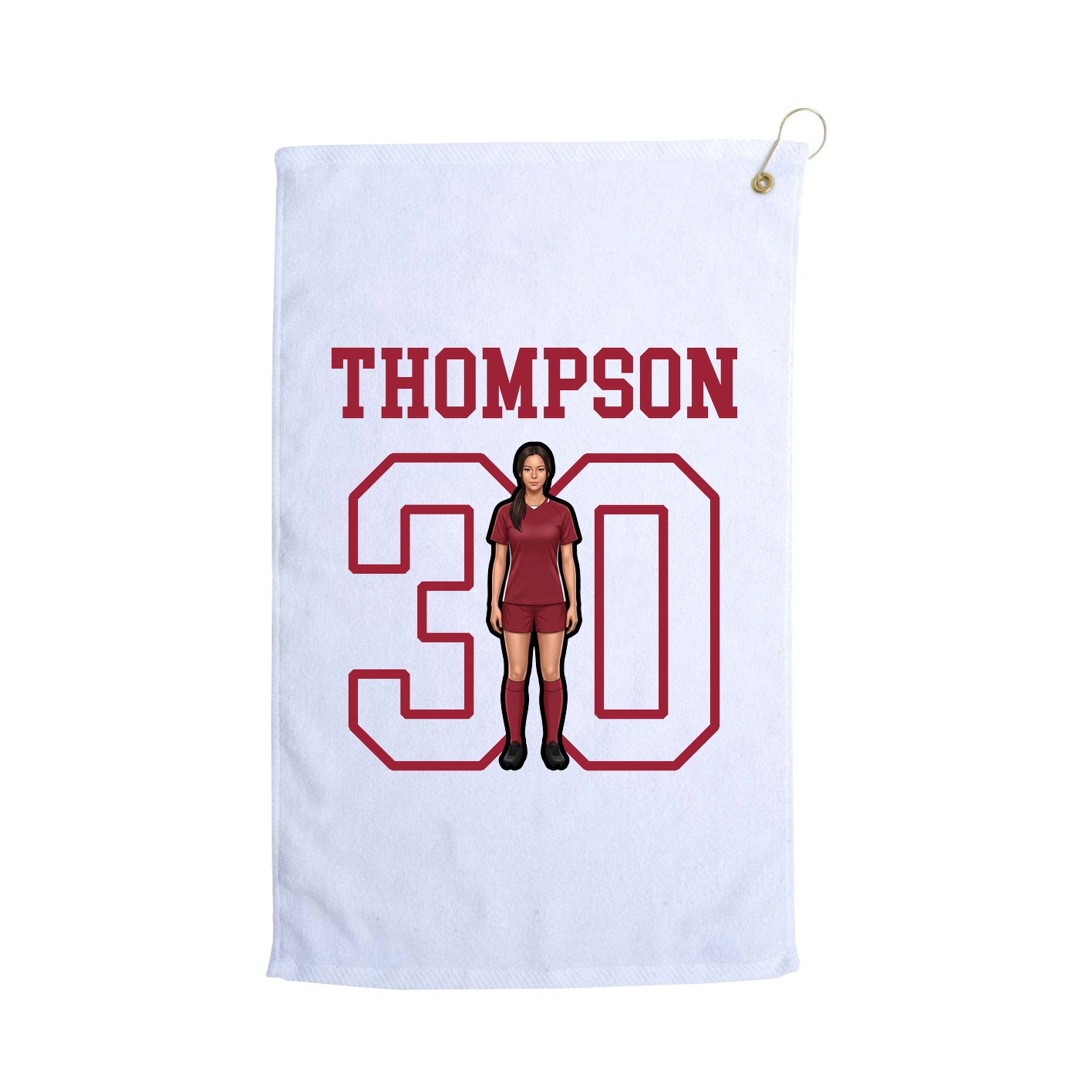 Golf Towel — Shirsey in White