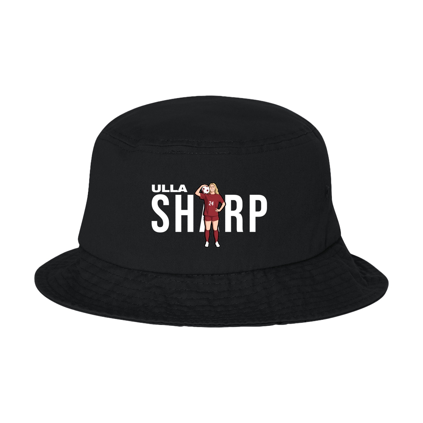 Bucket Cap — Player Name in Black