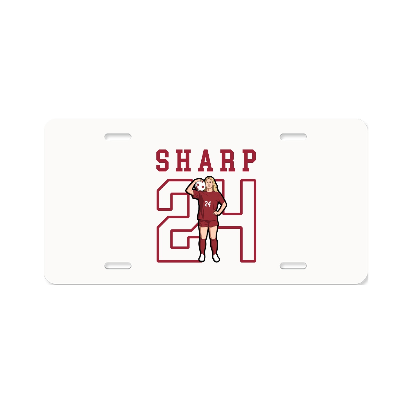 License Plate — Shirsey in Classic