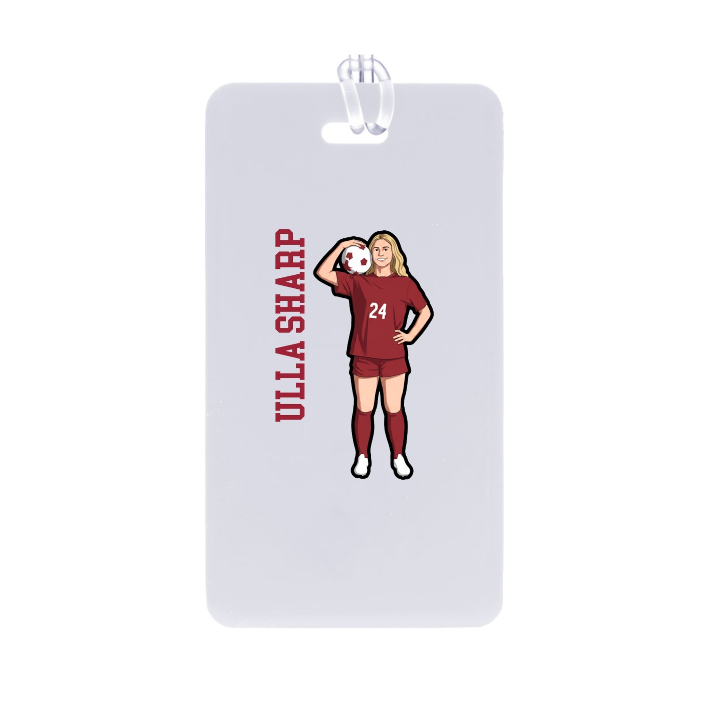 Bag Tag — Name Vertical in Classic