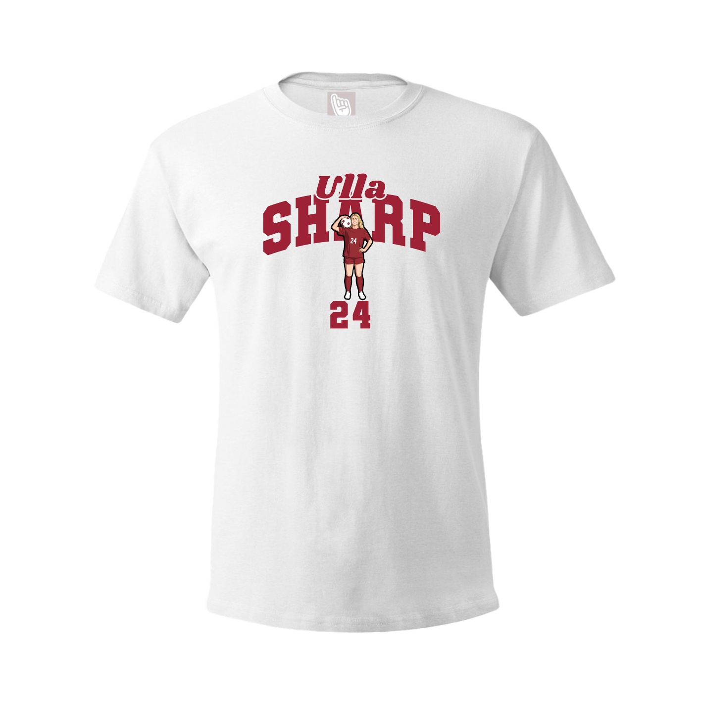 Youth Tee — Signature Arch in White