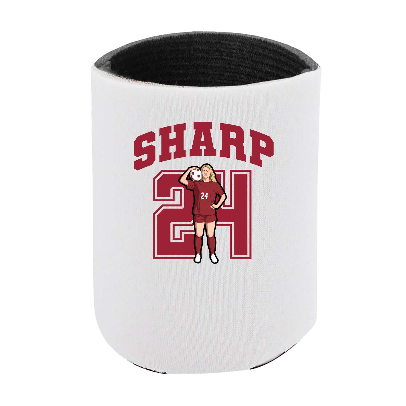 Can Holder — Number in White