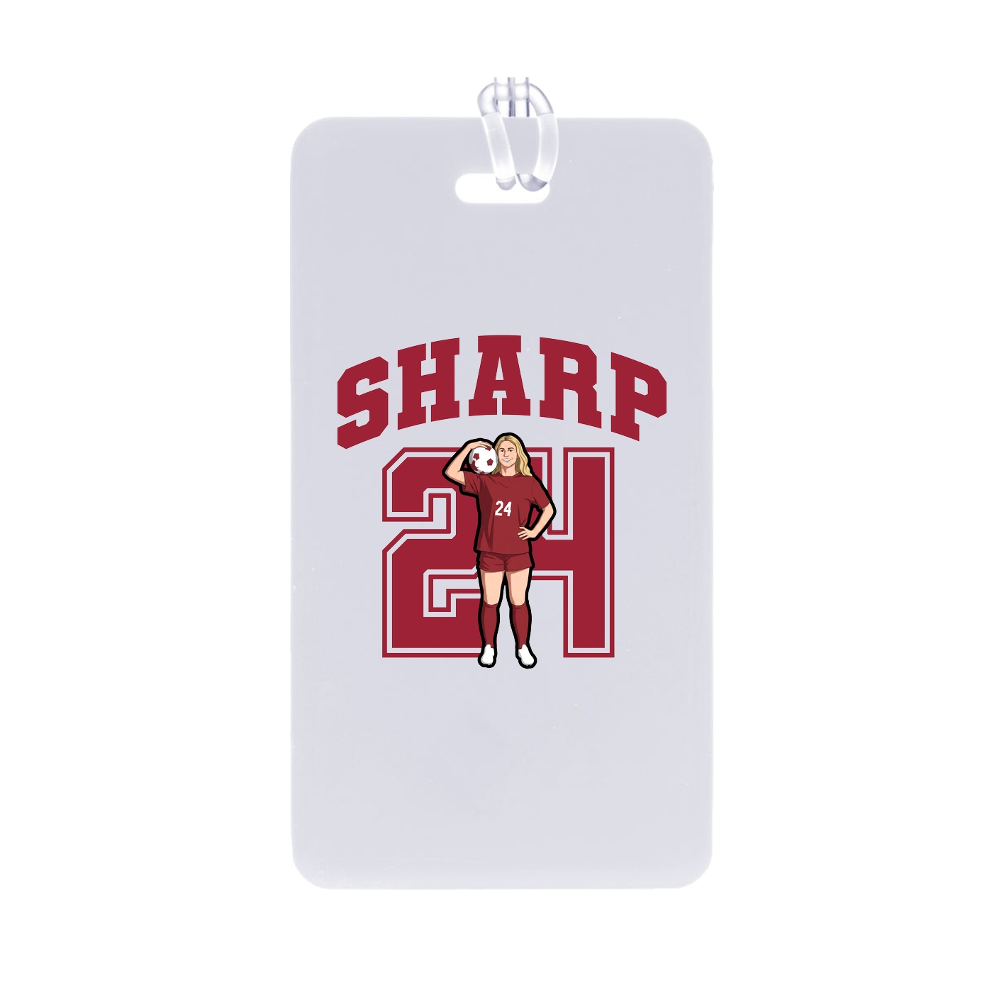 Bag Tag — Number in Classic